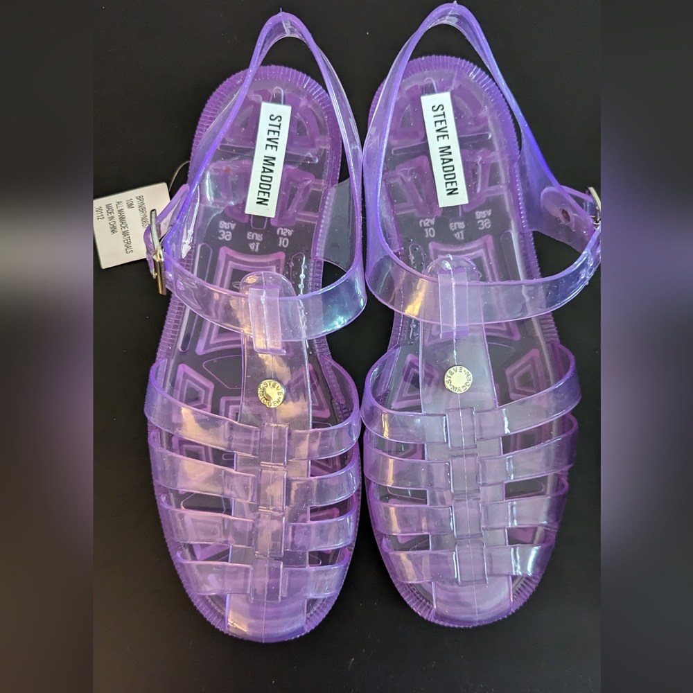 Fisherman sandals - Bryn by Steve Madden, purple - size 10